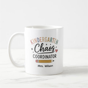 Personalised Kindergarten Chaos Coordinator Coffee Mug