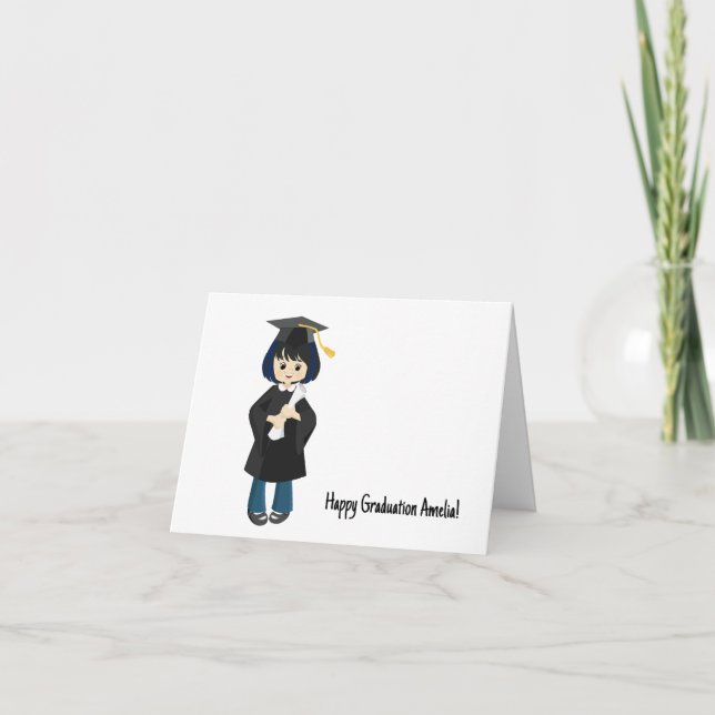 Personalised Kindergarten/Preschool Graduation  Card (Front)