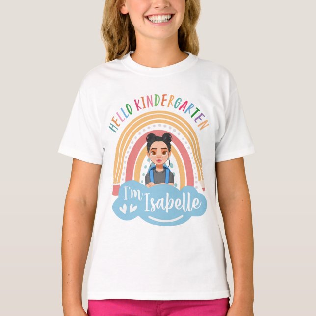 Personalised Kindergarten Shirt for Kids (Front)