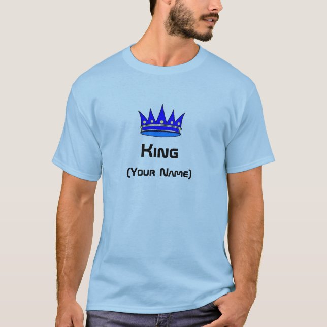 Personalised King Shirt crown (Front)