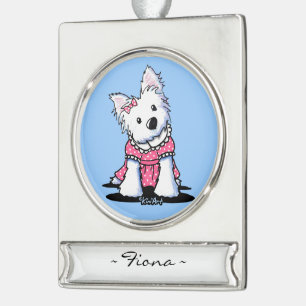 Personalised KiniArt Westie Ornament