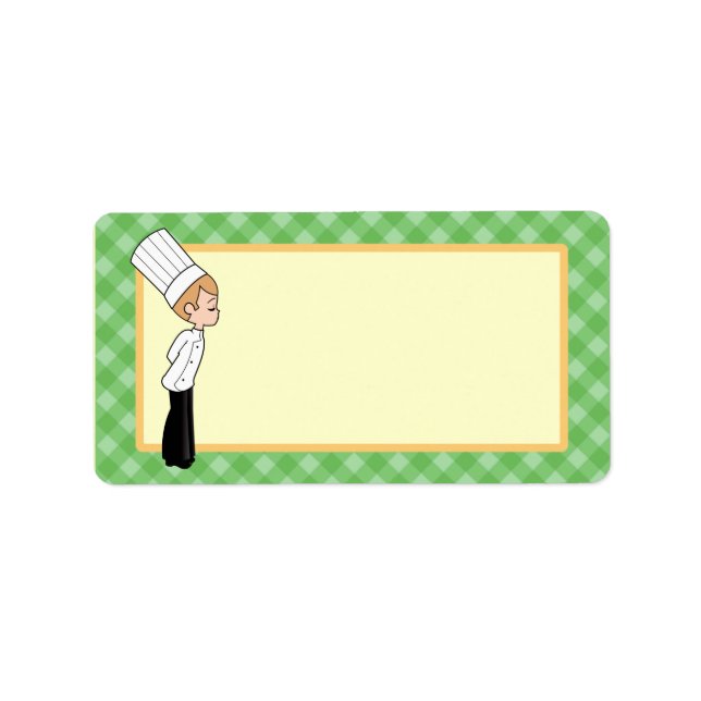 Personalised Kitchen Custom Medium Label (Front)