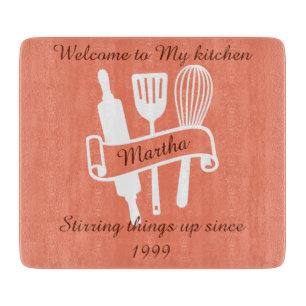 Personalised kitchen cutting board