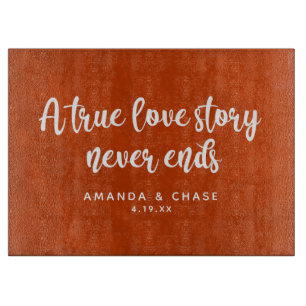 Personalised kitchen cutting board