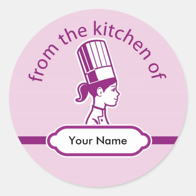 Personalised Kitchen Label Stickers (Front)