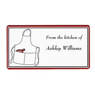 Personalised Kitchen Labels large size