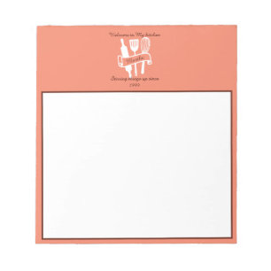 Personalised kitchen  notepad