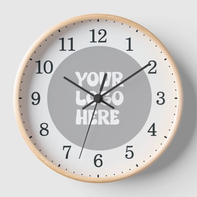 Personalised Kitchen or Business Clock (Front)