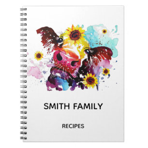 Personalised Kitchen recipes Notebook