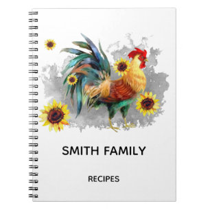 Personalised Kitchen recipes Notebook
