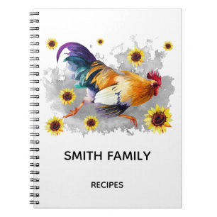 Personalised Kitchen recipes Notebook