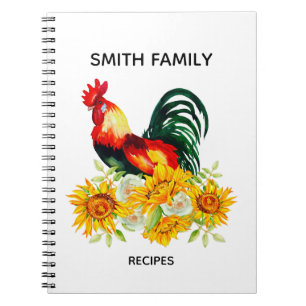 Personalised Kitchen recipes Notebook