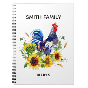 Personalised Kitchen recipes Notebook
