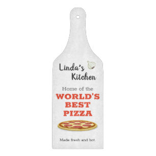 Personalised Kitchen "World's Best Pizza" Cutting Board