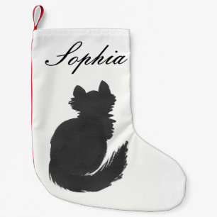 Personalised Kitten Small Christmas Stocking