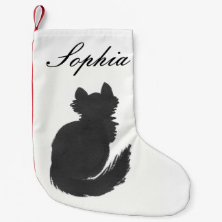 Personalised Kitten Small Christmas Stocking