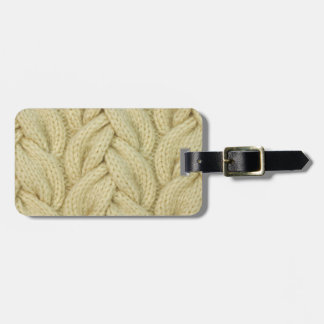 Personalised | Knitting Pattern Luggage Tag