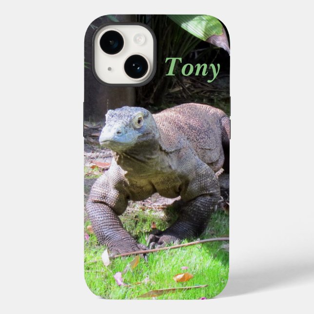 Personalised Komodo Dragon Phone Case (Back)