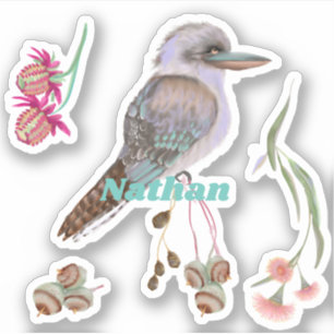 Personalised Kookaburra & Eucalyptus