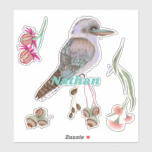 Personalised Kookaburra & Eucalyptus