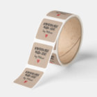 Personalised Kraft Handmade With Love