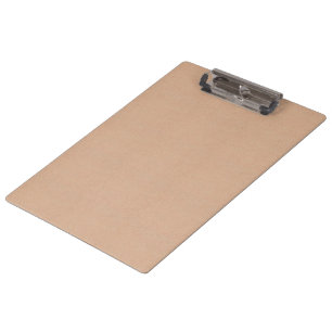 Personalised Kraft Paper Style Clipboard Design