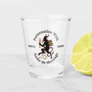 Personalised Krampus Shot Glass