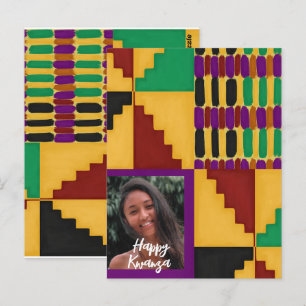 Personalised Kwanzaa pattern  Postcard