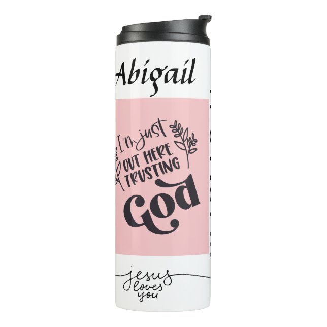 Personalised l Christian l God l Scripture, Thermal Tumbler (Rotated Left)