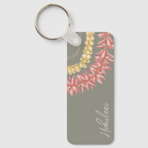 Personalised Lā Lei by Wander With Aloha Key Ring