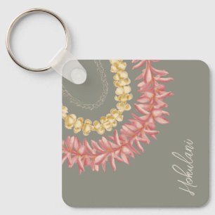 Personalised Lā Lei by Wander With Aloha Key Ring