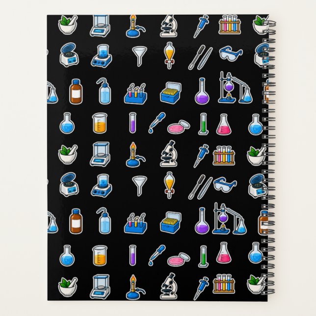 Personalised Laboratory Notebook | Custom Science  Planner (Back)