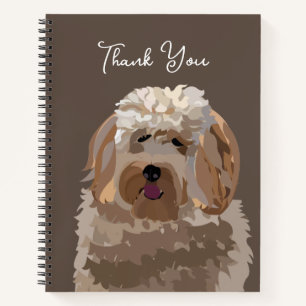 Personalised Labradoodle Dog  Notebook