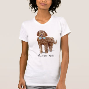 Personalised labradoodle Mum Mom T Shirt