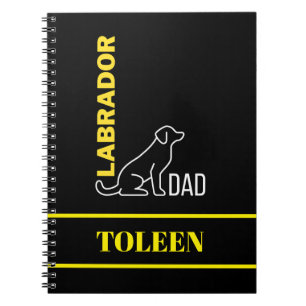 Personalised Labrador Dog Notebook