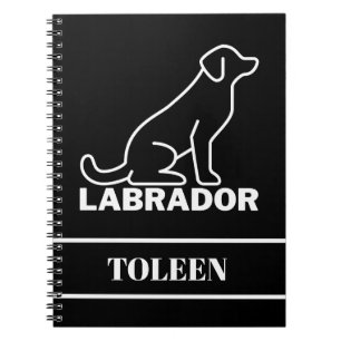 Personalised Labrador Dog Notebook