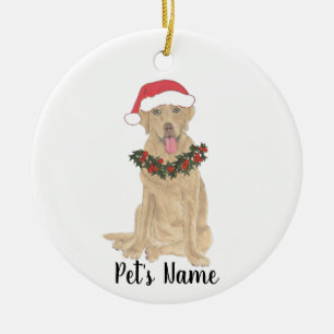 Personalised Labrador (Dudley) Ceramic Ornament