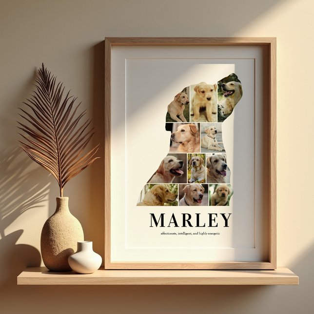 Personalised Labrador Photo Collage Poster (Creator Uploaded)