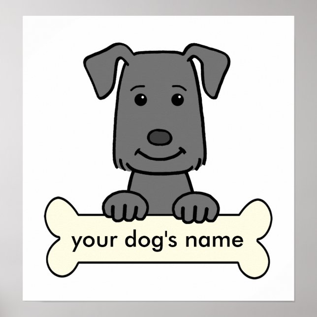 Personalised Labrador Retriever Poster (Front)