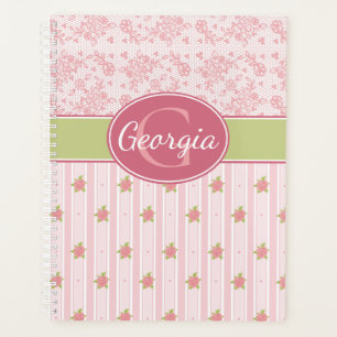 Personalised Lace & English Garden Planner