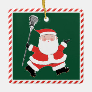 Personalised Lacrosse 2022 Holiday Gift Ceramic Ornament