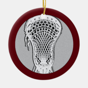 Personalised Lacrosse Collectable Ceramic Ornament
