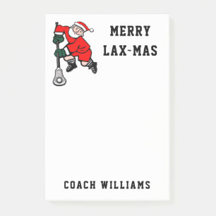 Personalised Lacrosse Gifts Notes