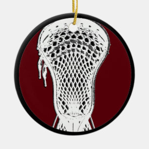 Personalised Lacrosse Keepsake Ceramic Ornament