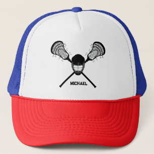 Personalised Lacrosse Name Trucker Hat