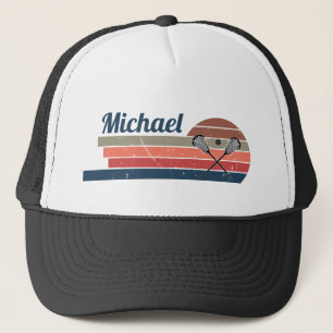Personalised Lacrosse Name  Trucker Hat
