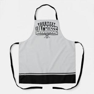 Personalised Lacrosse Player ADD NAME Team Number Apron