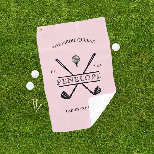 Personalised Ladies Golf Club Name Golf Towel (Creator Uploaded)