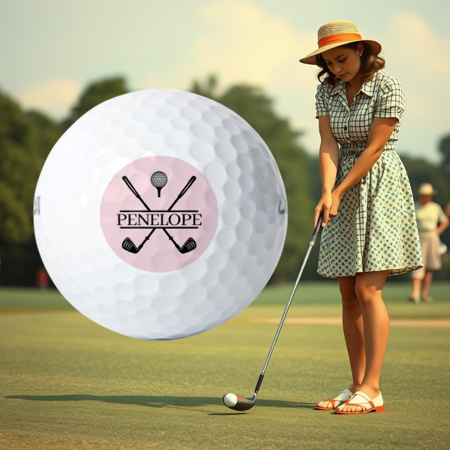 Personalised Ladies Golf Name Balls (Creator Uploaded)