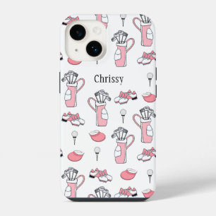 Personalised Ladies Golfer Case-Mate iPhone Case